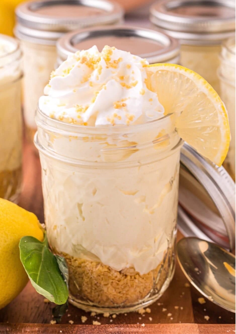 MINI LEMON CHEESECAKE JARS RECIPE