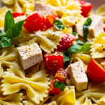 Pasta Salad Recipe: Easy Chicken Bowtie Pasta Salad with Olive Oil and Parmesan
