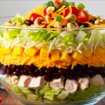 Layered Caribbean Chicken Salad Recipe