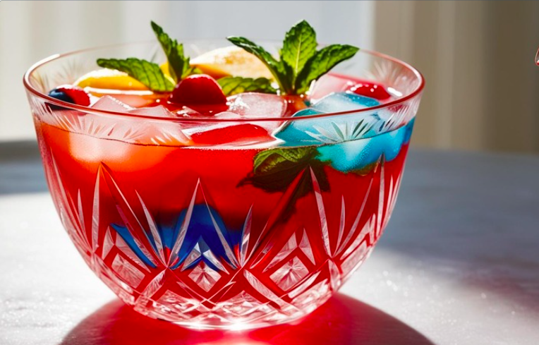 Red, White, and Blue Punch Recipe