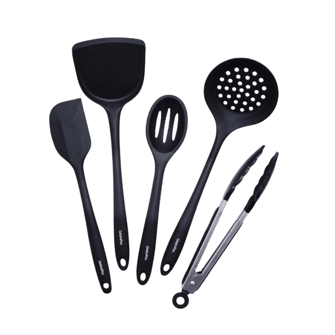 5-Piece Silicone Utensil Set | Black