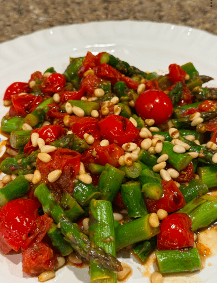 ASPARAGUS & TOMATO SIDE DISH