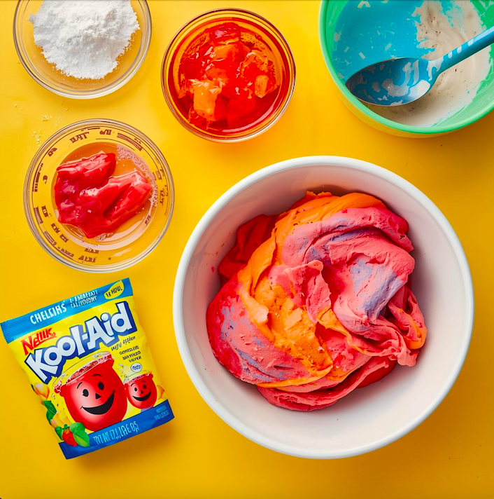 HOMEMADE KOOLAID PLAYDOUGH RECIPE