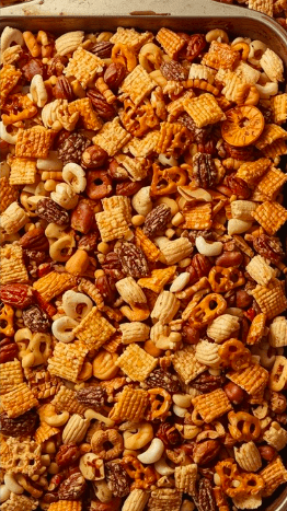 FAVORITE TRASH (CHEX MIX) RECIPE