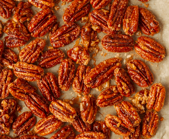 MAPLE SUGARED PECANS RECIPE