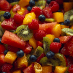 SUMMER FRUIT SALAD WITH HONEY LIME DRESSING RECIPE
