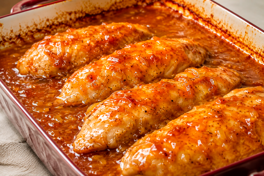 Sweet and Sour Chicken Recipe: Easy Baked Apricot Chicken with Russian Dressing